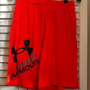 Under Armour Red Athletic Performance Shorts. Like New